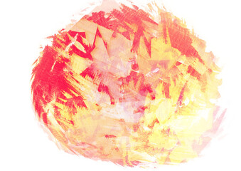 Colorful abstract background with geometric shapes and splashes