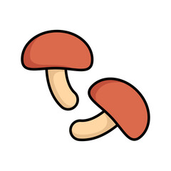 mushroom icon vector design template in white background