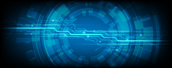 technology and communication network concept background image