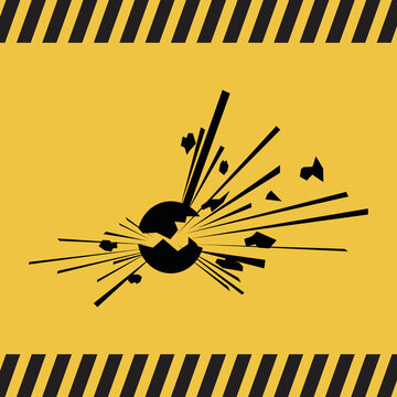 Logo explosion.