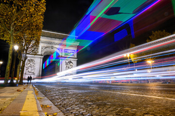 Arco del Trionfo Parigi  - obrazy, fototapety, plakaty