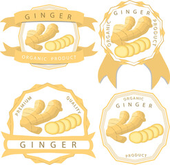 Sweet juicy tasty natural eco product ginger