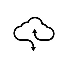 Cloud computing icon