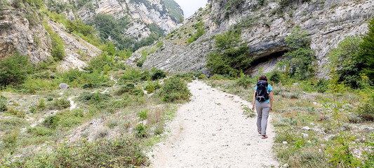 Treking in abruzzo San Martino summer vacation+