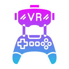 Gamepad Glyph Gradient Icon