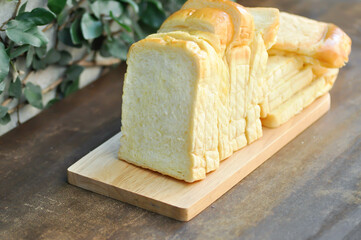 bread , pumpkin bread or loaf of bread or sliced bread or cut bread