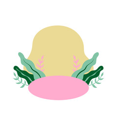 leaf laurel award illustration