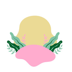 leaf laurel award illustration