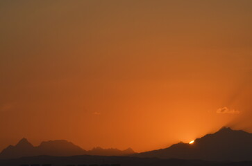 Sonnenuntergang Ägypten
