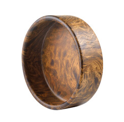 wood bowl on transparent png