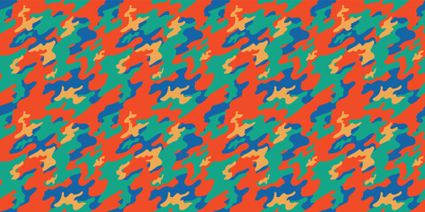 Modern fashionable camouflage pattern, vector illustration, print .Seamless vector wallpaper
