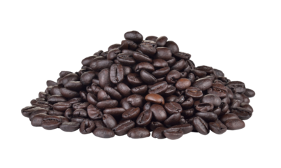 coffee beans on transparent png