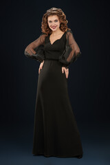 Fototapeta premium charming smiling lady