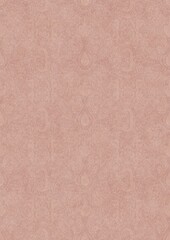 Hand-drawn abstract seamless ornament. Light semi transparent pale pink on a pale pink background. Paper texture. Digital artwork, A4. (pattern: p01e)
