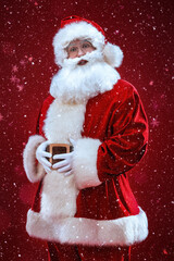 surprised Santa Claus