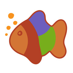 colorfull fish sea animal