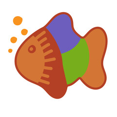 colorfull fish sea animal