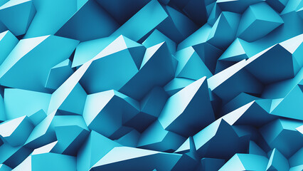 Blue Low Poly design background. Backdrop with copy space, graphic elements for design layout. perfect for presentation, compositions, video and print.