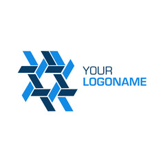 abstract vector logo design