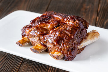 Grilled pork ribs