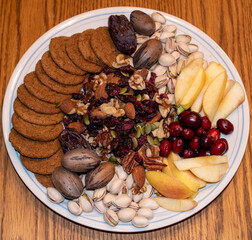 nuts and dried fruits