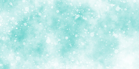 Abstract blue background with bubbles and smoke,   blue grunge texture with bokeh, beautiful blue watercolor background with glitter particles, light blue bokeh background for design.