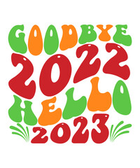 Groovy New Years SVG, Retro New Years SVG Bundle, New Years Svg, 2023 Retro Svg, Hippie New Years, Groovy New Years Clipart, 2023 svg,Retro New Years png,2023 png, Happy New Year PNG