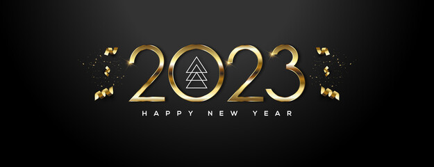 2023 Happy New Year Greeting Card