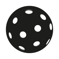 Pickle ball vector black