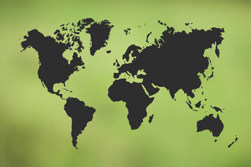 world map and defocused background © Tamas