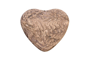 Heart shape created from 3D