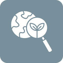 Research Multicolor Round Corner Glyph Inverted Icon