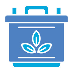 Battery Glyph Two Color Icon