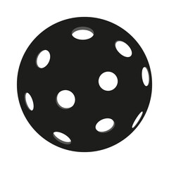 Pickle ball vector black