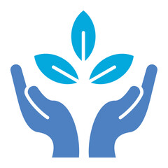 Conservation Glyph Two Color Icon