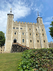 Fototapeta na wymiar London in the UK in June 2022. A view of the Tower of London