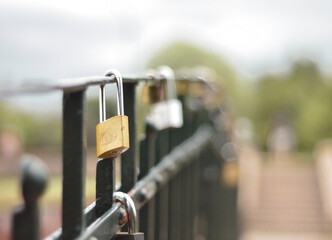 lock on the bridge