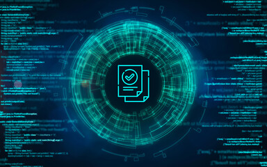 Approved files hosted on the web. Personal data on the Internet.