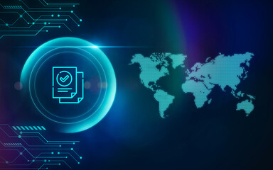 Approved files hosted on the web. Personal data on the Internet.