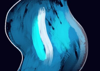 Abstract paint brushes background