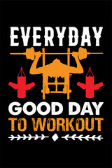 Gym workout fitness lettering vintage t shirt designs