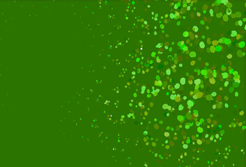 Light Green vector template with bent ribbons.