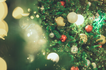 Fototapeta na wymiar Christmas concept christmas holiday tree decoration happy new year's eve celebration happy day 