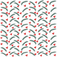 background with hearts Christmas trees 