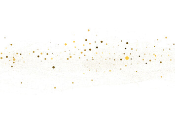 Light gold glitter round confetti background.