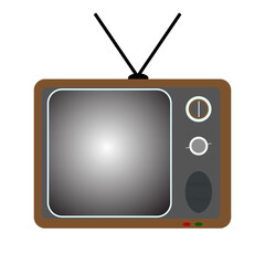 old model tv vector design for commercial use