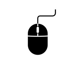 Computer mouse sign icon isolated on white background