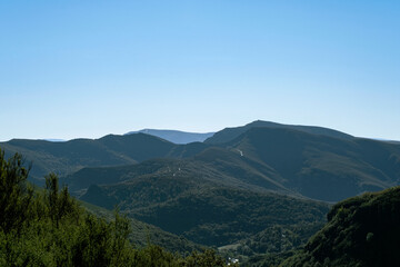 Landscape in the Caurel mountains