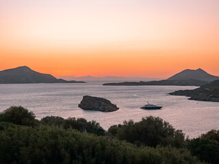 Evening Glow at Cape Sounion