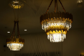 chandelier in the ceiling